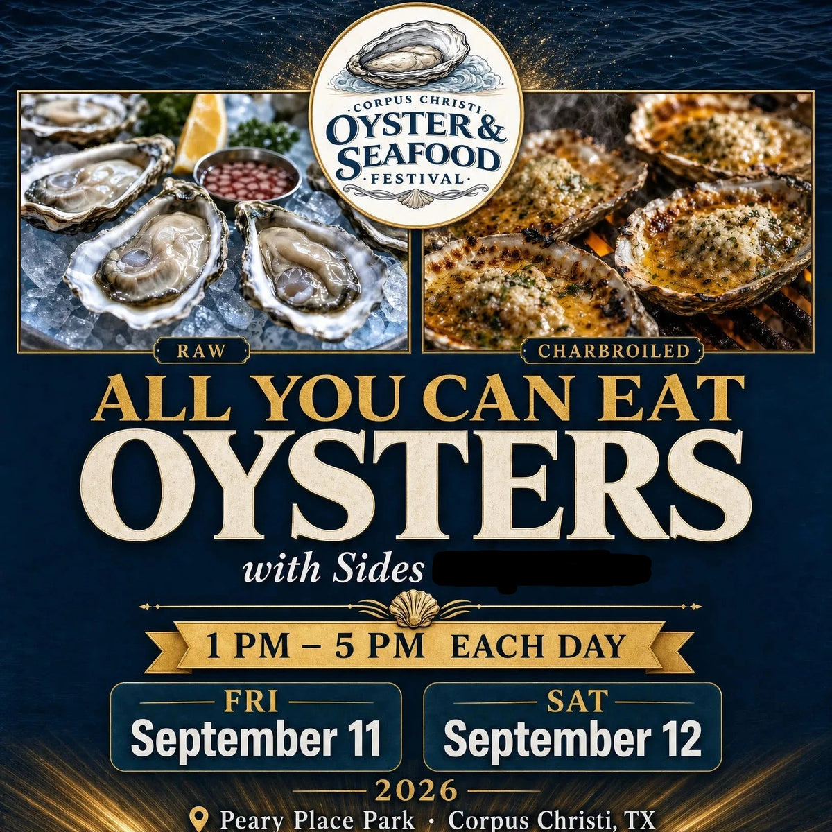 Corpus Christi Oyster & Seafood Festival Day Tickets